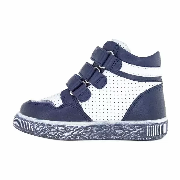 Детские ботинки ORTHOBOOM 80123-01 темно-синий с белым